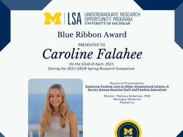 2021 UROP Spring Symposium Blue Ribbon IG 1 